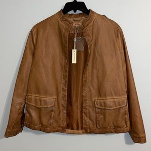 Max Studio Leather Jacket